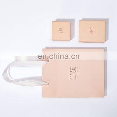 Design Custom Personalised LOGO Jewellery Box Packaging High End PinkJewelry Packaging photo-2