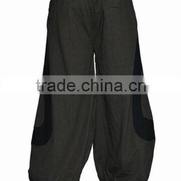 Indian Men Women Unisex Multi Color Cotton Alladin Harem Pants With Stylish Pockets Trouser photo-3