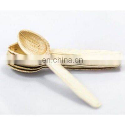 100% Natural Eco Friendly Areca Palm Leaf Spoon From Vietnam/ Disposable Areca Palm Leaf Spoon Dinnerware photo-4