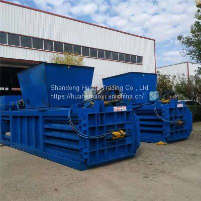 Customizable horizontal carton and paperboard packer plastic film sponge baling machine