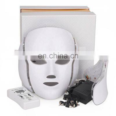 Facial Skin Beauty Therapy 7 Colors Led Photon Mask Wireless Portable Led Facial Mask for Home Use photo-3