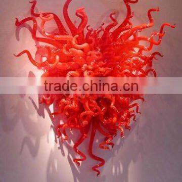 Decorative LED Blown Glass Wall Lamp