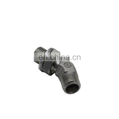 Parker Hydraulic compression tube adapter hose fittings carbon steel equal elbow 45 Degree Elbow Pipe Fitting