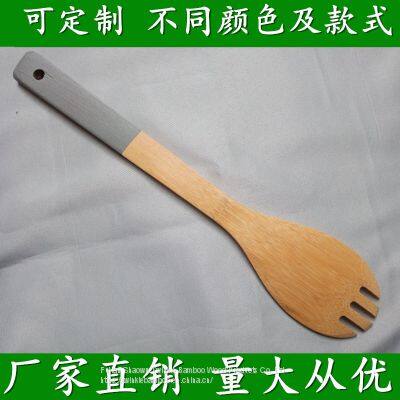6pcs Colorful Bamboo Cooking Utensil Spatulas and Spoons Totally Bamboo From China Twinkle Bamoo photo-2