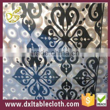 damask with elegant rings PVC tablecloth tablecloth