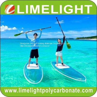 LIMELIGHT прозрачная доска для серфинга на стояке/прозрачная SUP-доска для серфинга на стояке/кристально-прозрачная SUP-доска/доска для серфинга на стояке с прозрачным днищем/кристально-прозрачная SUP-доска/просвечивающаяся доска для серфинга на стояке
