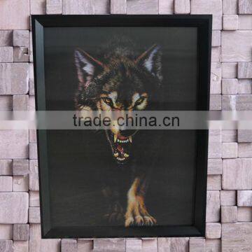 fashion selling wolf animal 3d lenticular printing