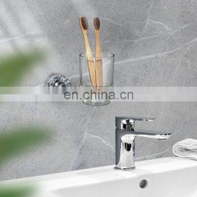 Household Metal Wall Mounted Glass Tumbler Holder Toothbrush Cup Holder