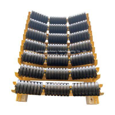 CEMA Belt Conveyor Q235 Carbon Steel Impact Roller for Cement