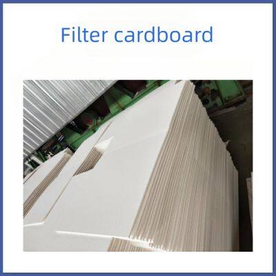 Filter cardboard used in alcoholic beverages