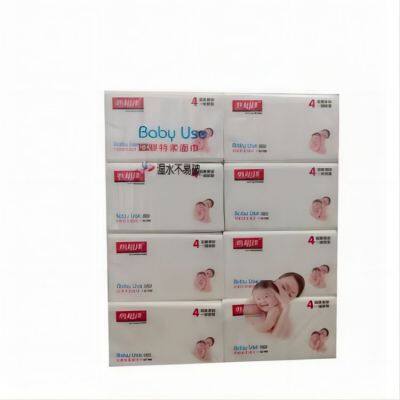 Heart to Heart Meeting Paper Extraction 8 Packaging 480 Sheets of Special Soft Baby Napkins, Napkins, Toilet Papers, One Hand Supply