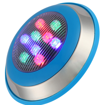 Stainless Steel Led Lamp for Swimming Pool Water Proof IP68 Big Power Pool Light RGB Warm White Light photo-2