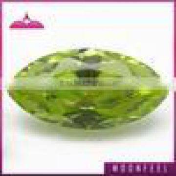 green synthetic cat eye gem stone