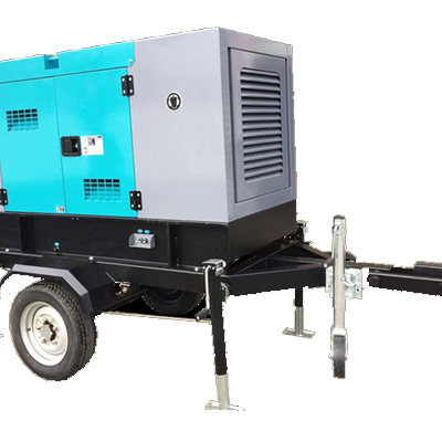 Mobile Generator Trailer Type 40kW Diesel Generator Powered by Cummins Diesel Engine