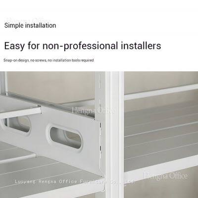 Модульные академические стальные книжные стеллажи высшего качества с дизайном Booktop: идеально подходят для библиотек, офисов и домов - OEM/ODM photo-3