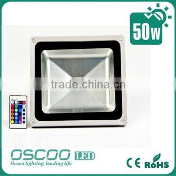 China Oscoo Colorful Light Hot-sale IP65 Die Casting Aluminium CE&Rohs 50 Watt RGB LED Flood Light Decorative Lighting Bar Light photo-2