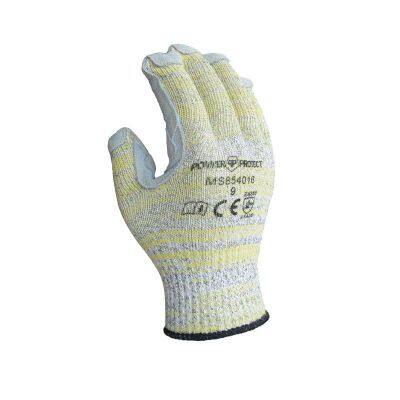 Enkerr Leather-patched High-temperature-resistant and Cut-resistant Gloves, Aramid Leather-patched Gloves, Puncture-resistant, Cut-resistant and High-temperature-resistant Gloves photo-5