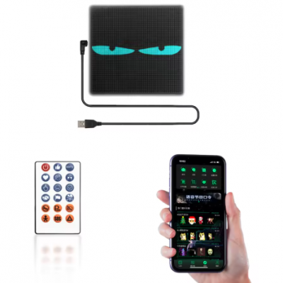 Ntelligent Rear Screen App/control/text Pattern Animation Clock（Wechat:13510231336） photo-3