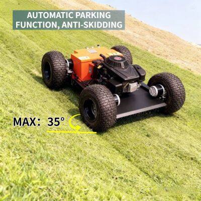 Sports Fields Rough Grass Maintenance Factory Direct Sales Low Price Buy Online RC 4WD Brush Mower photo-5