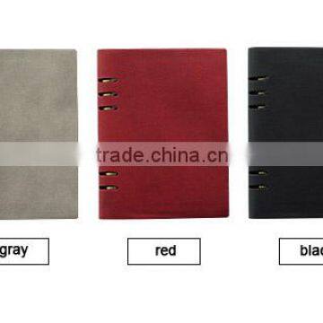 A5 A6 PU Loose Leaf Notebook With Spring Binder photo-4