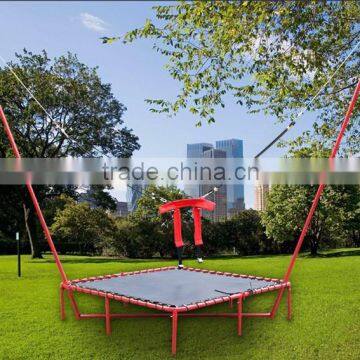 Big Trampoline With Basketball Hoops