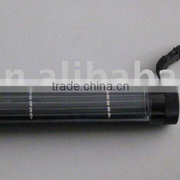 LED solar flashlight