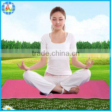 eco-friendly custom yoga mat manufacturer with carry strap