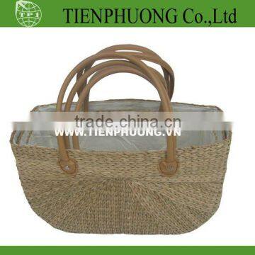 seagrass bag/ lady handbags model 2012 collection/seagrass bags for shopping