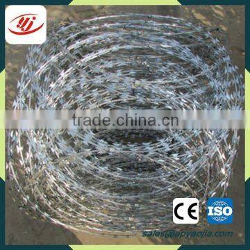 China Supplier razor blade barbed wire razor barbed wire