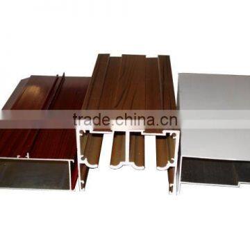 Wood Color 6000 Series Aluminium Sliding Door Profile (aluminium Profile Sliding Door, Aluminium Profile for Sliding Door)