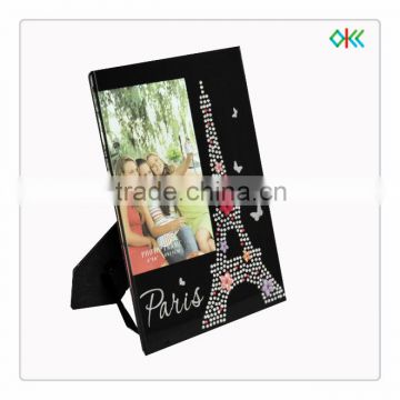 silk-screen black frame picture,glass frame picture moulding