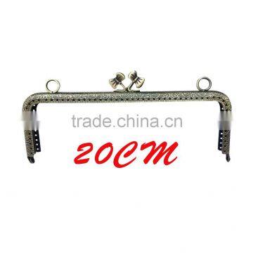 20cm Anti Brass Butterfly Lock Metal Purse Frame Coin Purse Wallet Stock