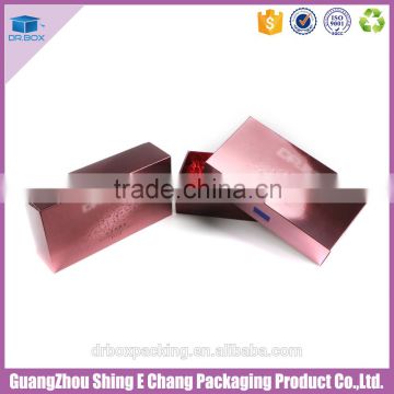 Your best choice silver cardboard cosmetic box,cosmetic packaging