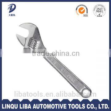 Metric China Manufacturer High Qualtiy CrV Adjustable Wrench Monkey Spanner For trucks