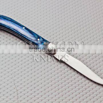 CITIZEN KNIVES, BEAUTIFUL CUSTOM HAND MADE STAINLESS STEEL FOLDING KNIFE photo-3