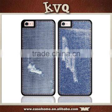 Unique Design Jean Material Back Cover Hard Case for iphone SE