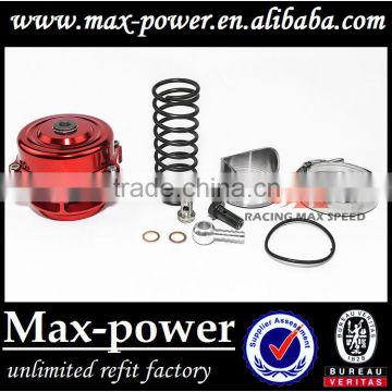 high quality universal auto turbo aluminum blow off valve new design mp-bov-50mm black silvery red