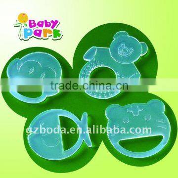 baby product hot sale cartoon silicone baby teether 2016 wholesale