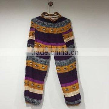 Sale Best Selling 100% Rayon elephant Aladdin pants 3.60 USD only