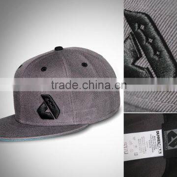 Custom Flat Brim Embroidery Snapback Cap/Hat photo-5