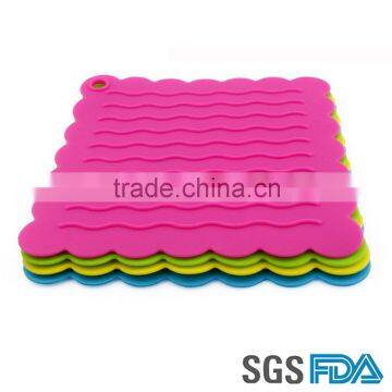 Fashion tableware silicone mat silicone pan mat