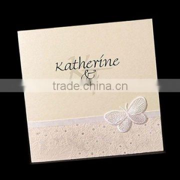 2011 Elegant Butterfly Wedding Invitation