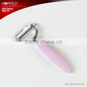 New design zinc-aluminum alloy veggie peeler with colorful handle