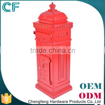 The Most Popular Style In Europe Die Casting Aluminiun Residential Victorian Uk Mailbox From China