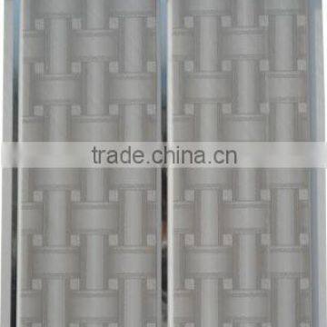 Popular new color, grey style,pvc ceiling panel with middle groove & silver line G164-1