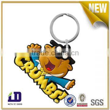 cheap personlaized logo soft pvc keychain