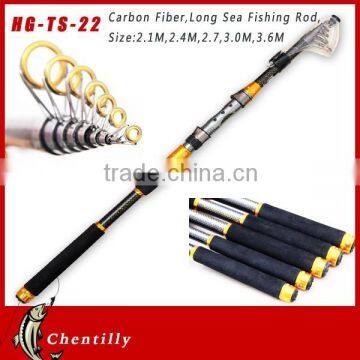 Chentilly02 HG-TS-22 wholesale high quality carbon fiber bass fishing rod spinning fishing rod