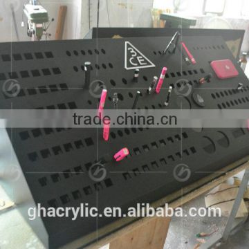 Professional 3ce cosmetic display stand,modern customized cosmetic display