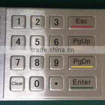Metal Keypad Button Material and Telecommunication Equipment Application 4x4 Matrix Keypad photo-2