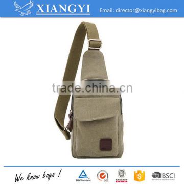 Canvas New Chest Pack Triangle Waist Bag Shoulder Handbag Hiking Outdoor Messenger bag